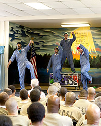 Othello: The Remix performing at Cook County Department of Corrections